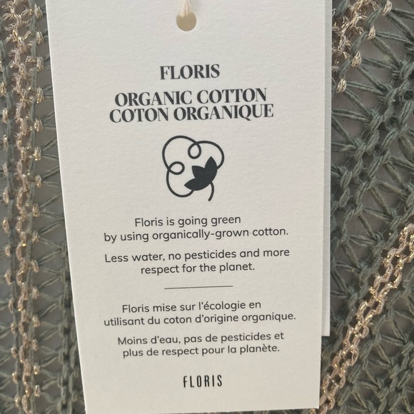 Floris Lurex Crochet Knit Maxi Dress NWT in Sage Gold Metallic Made in Italy - Picture 12 of 15